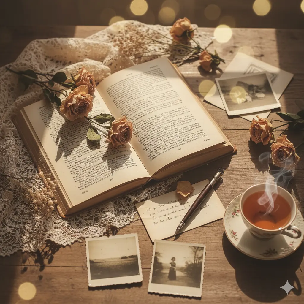 Poetic Vintage Captions for Instagram