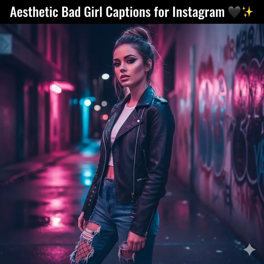 Aesthetic Bad Girl Captions for Instagram