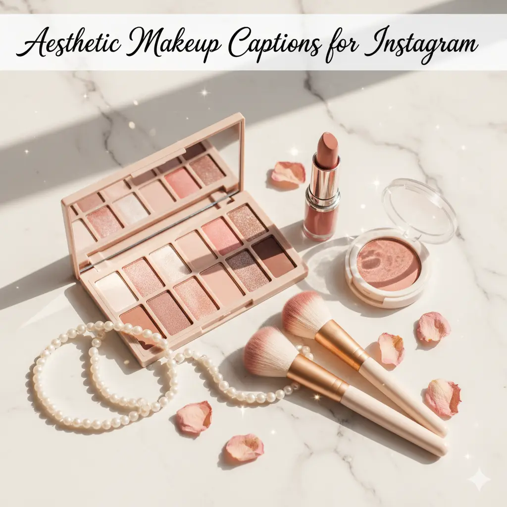 Aesthetic Makeup Captions for Instagram