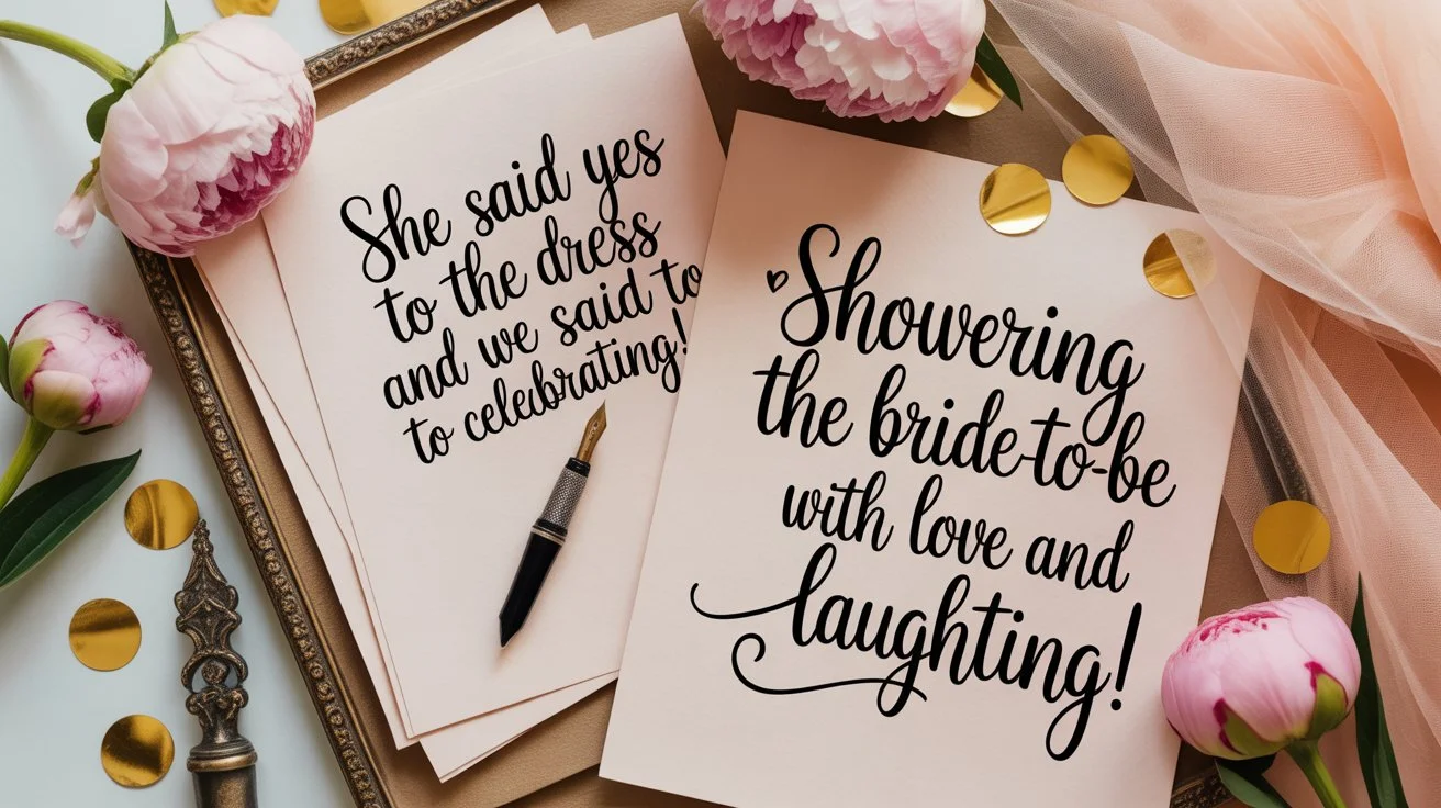 Bridal Shower Instagram Captions