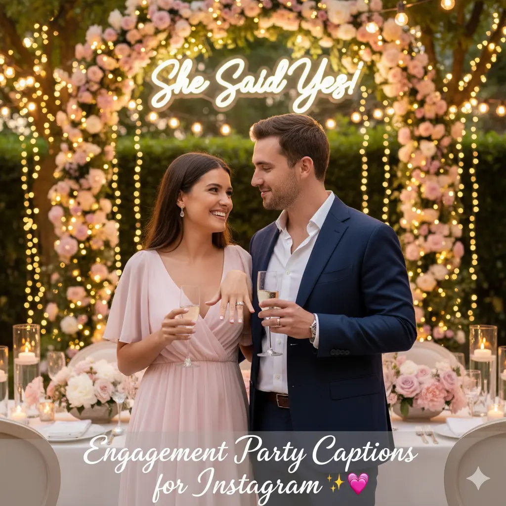 Engagement Party Captions