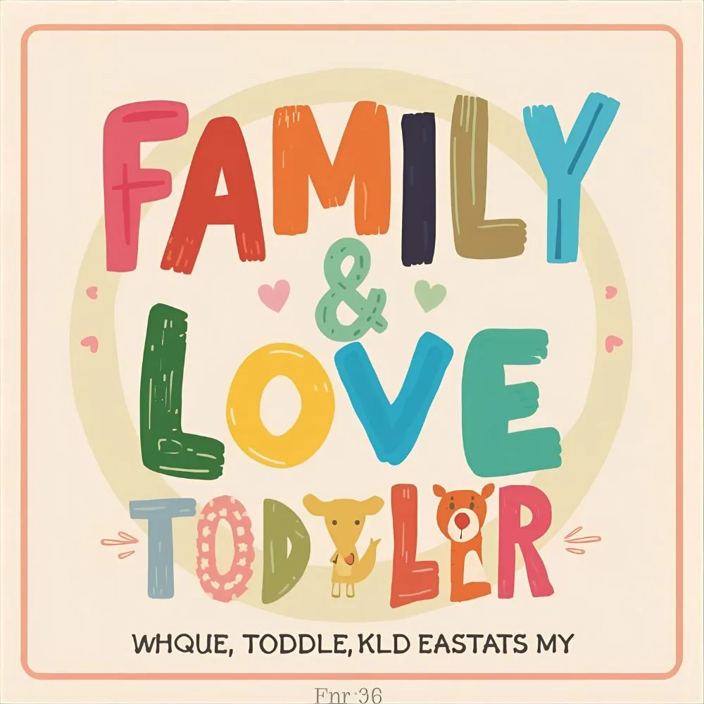 Family & Love Toddler Captions for Instagram