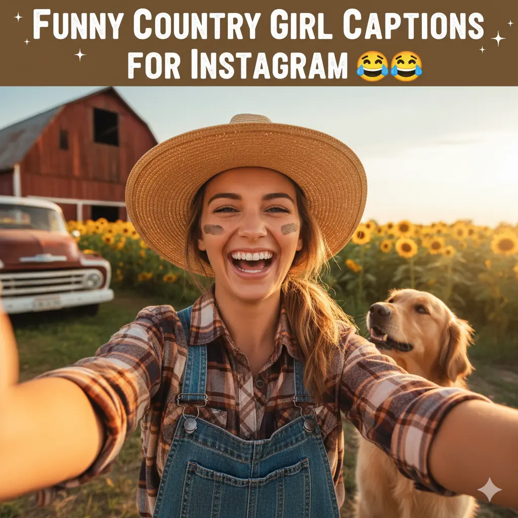 Funny Country Girl Captions for Instagram