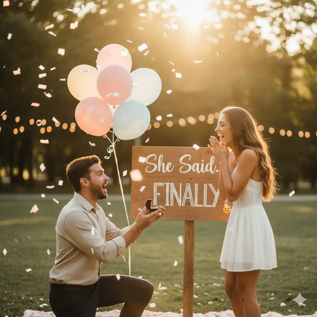 Funny Engagement & Proposal Captions