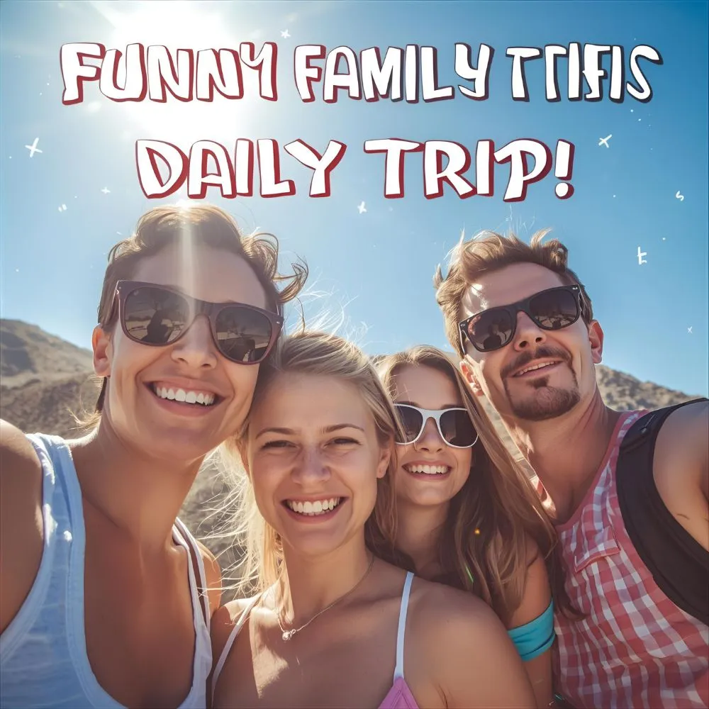 Funny Family Trip Captions for Instagram