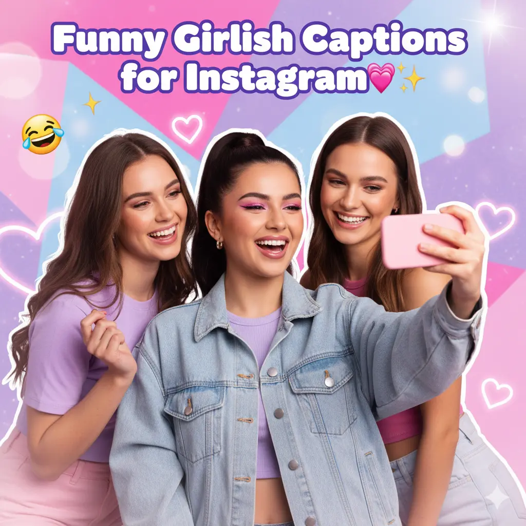 Funny Girlish Captions for Instagram