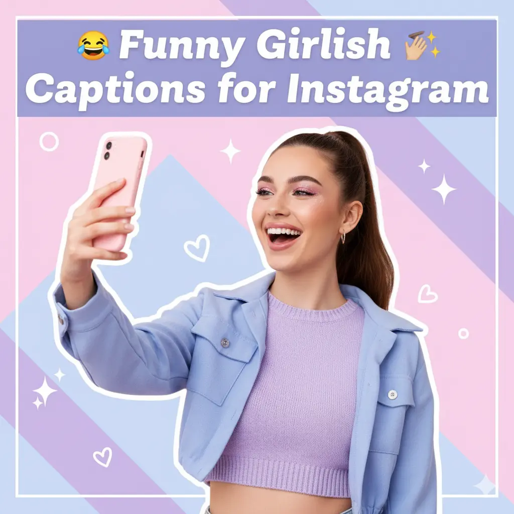 Funny Girlish Captions for Instagram