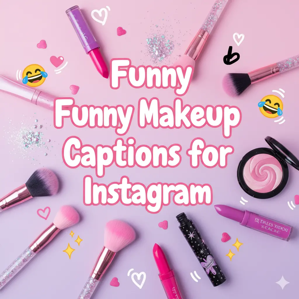 Funny Makeup Captions for Instagram