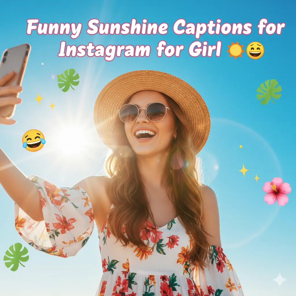 Funny Sunshine Captions for Instagram for Girl