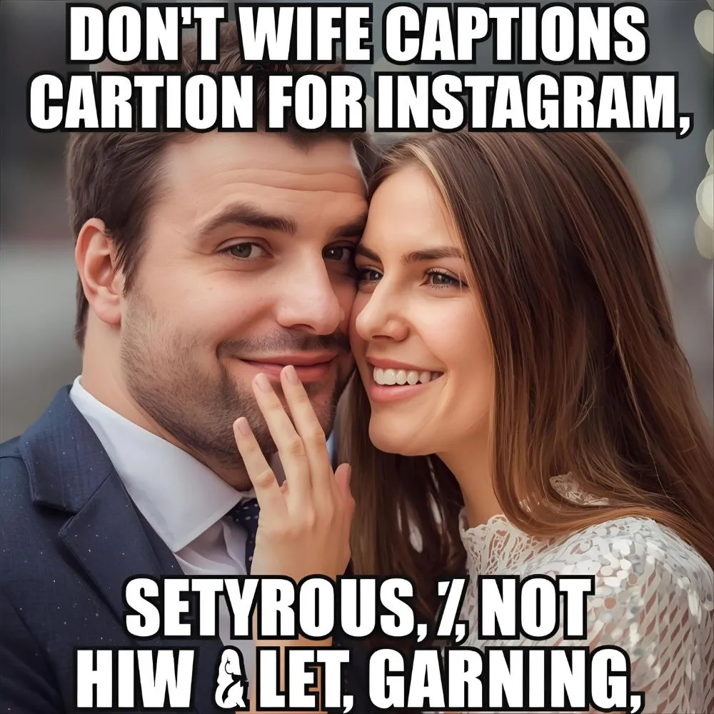 Funny Wife Captions for Instagram