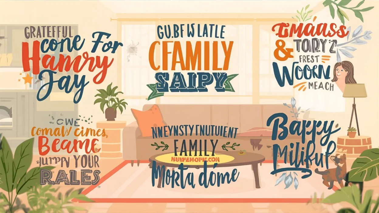 Grateful for Family Captions for Instagram