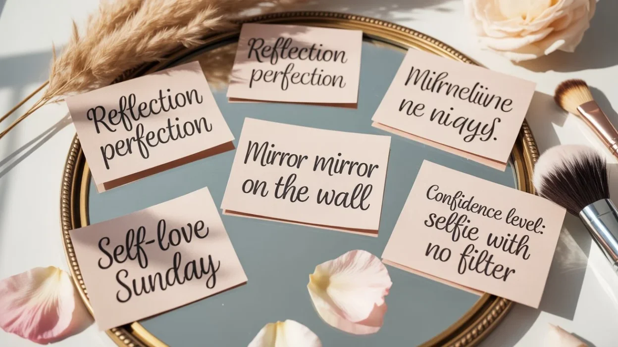 mirror captions for instagram