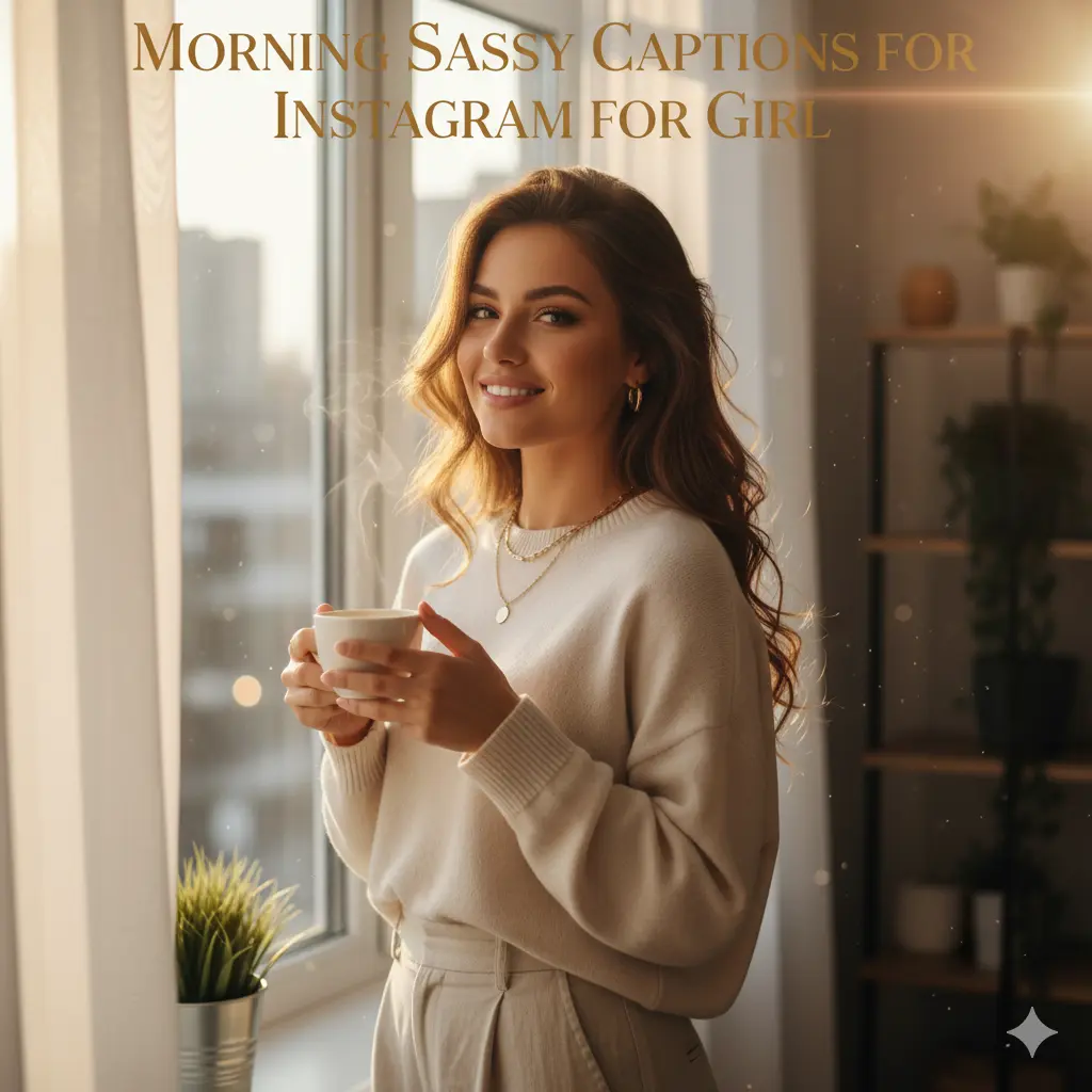 Morning Sassy Captions for Instagram for Girl