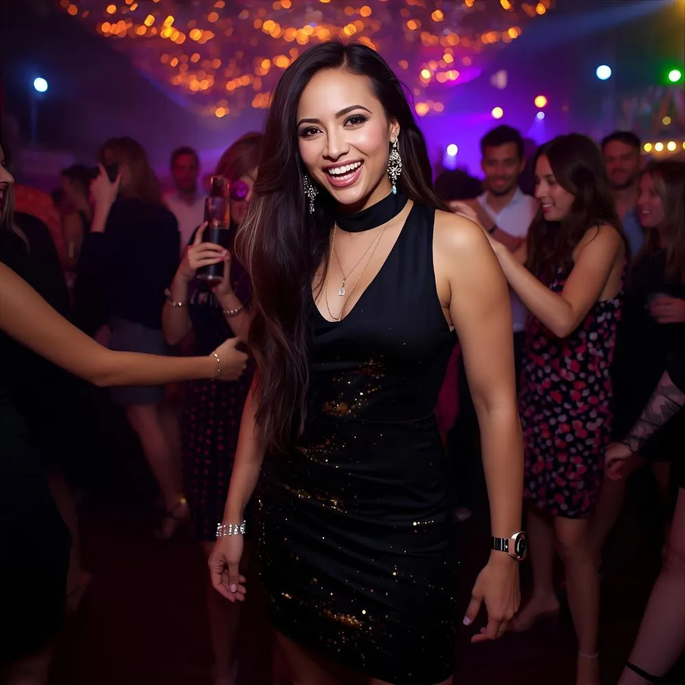 Party Dress Captions for Instagram