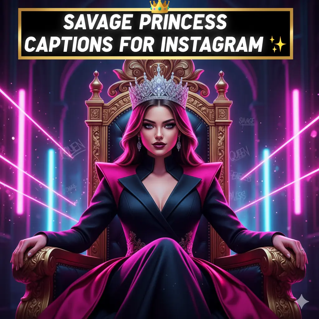 Savage Princess Captions for Instagram
