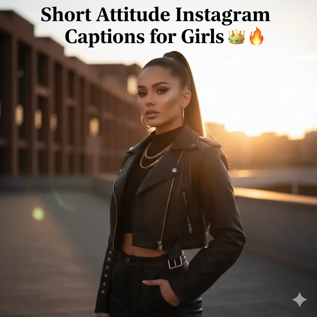 Short Attitude Instagram Captions for Girls
