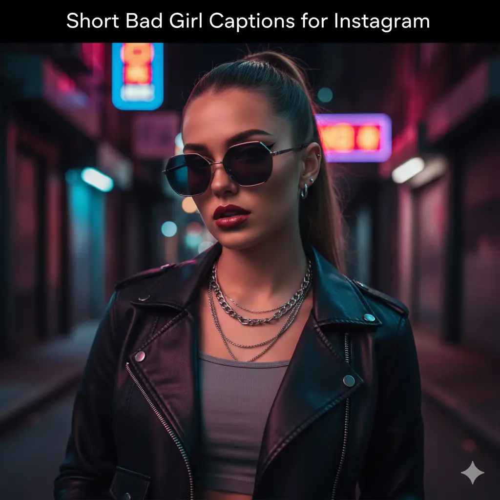 Short Bad Girl Captions for Instagram