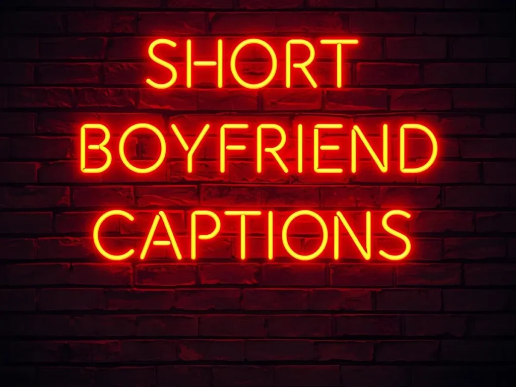 Short Boyfriend Captions for Instagram