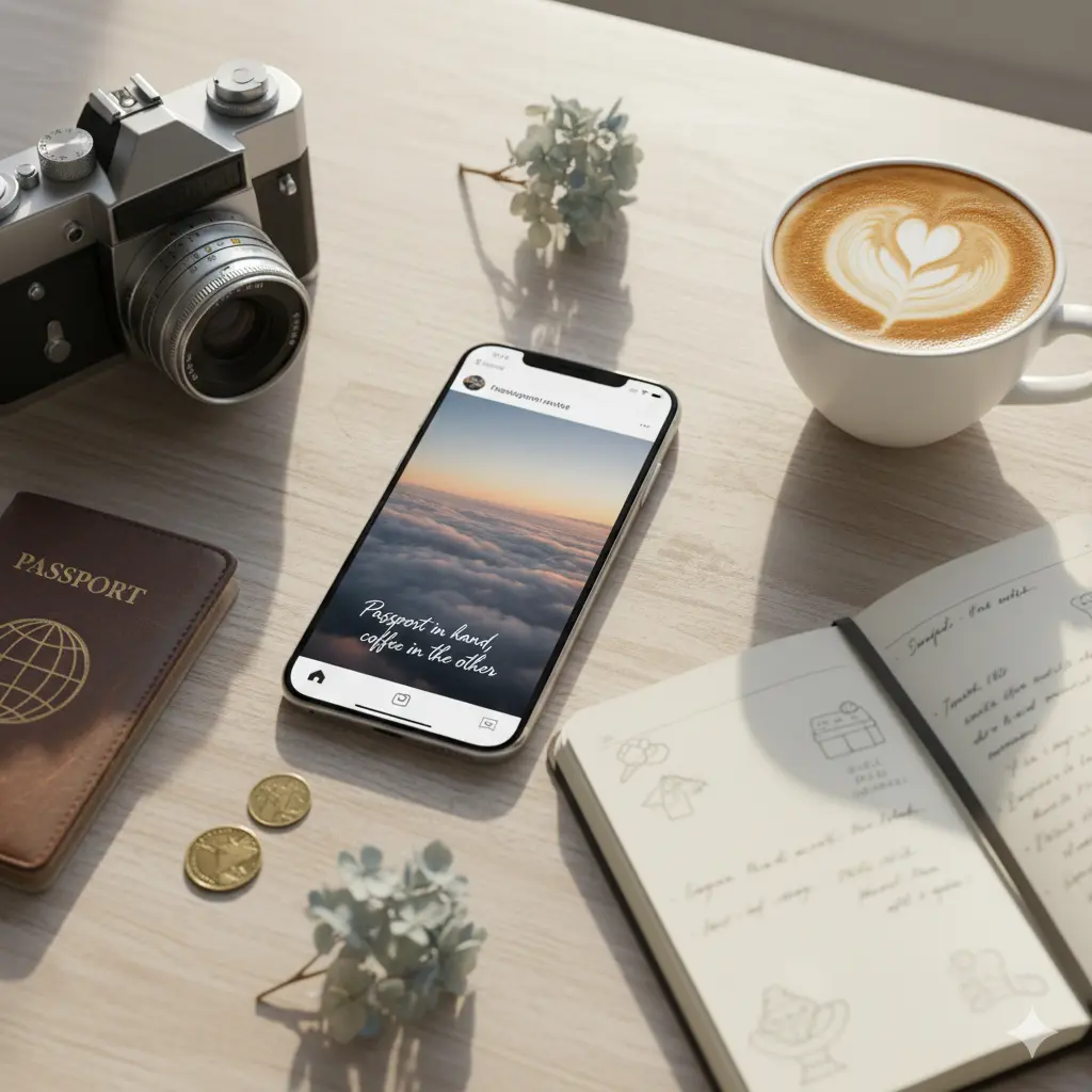 Short Elegant Captions for Travel Posts