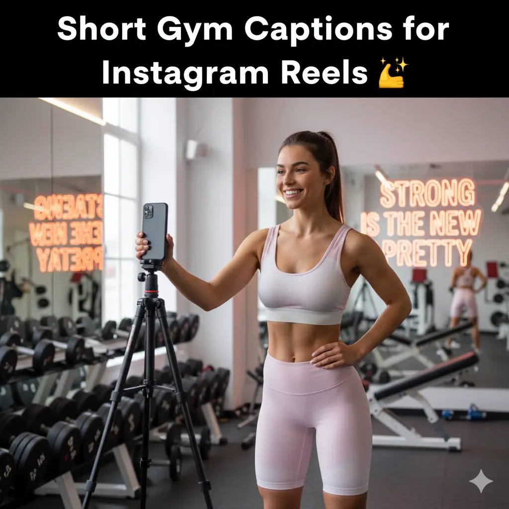 Short Gym Captions for Instagram Reels