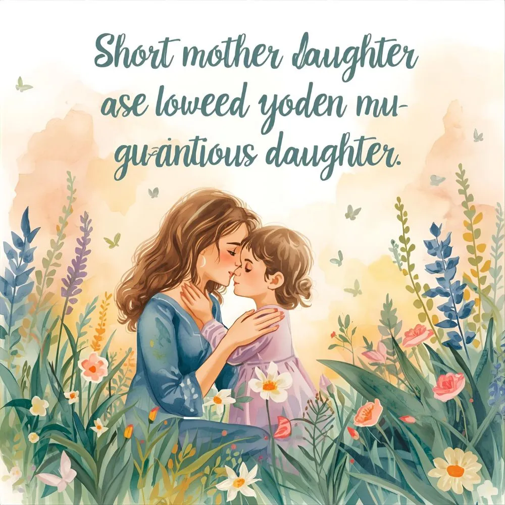  Short Mother Daughter Captions