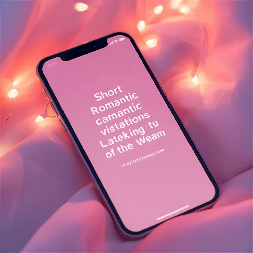 Short Romantic Captions for Instagram