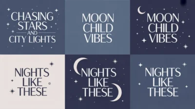 simple night captions for instagram