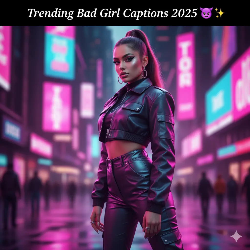 Trending Bad Girl Captions for 2025