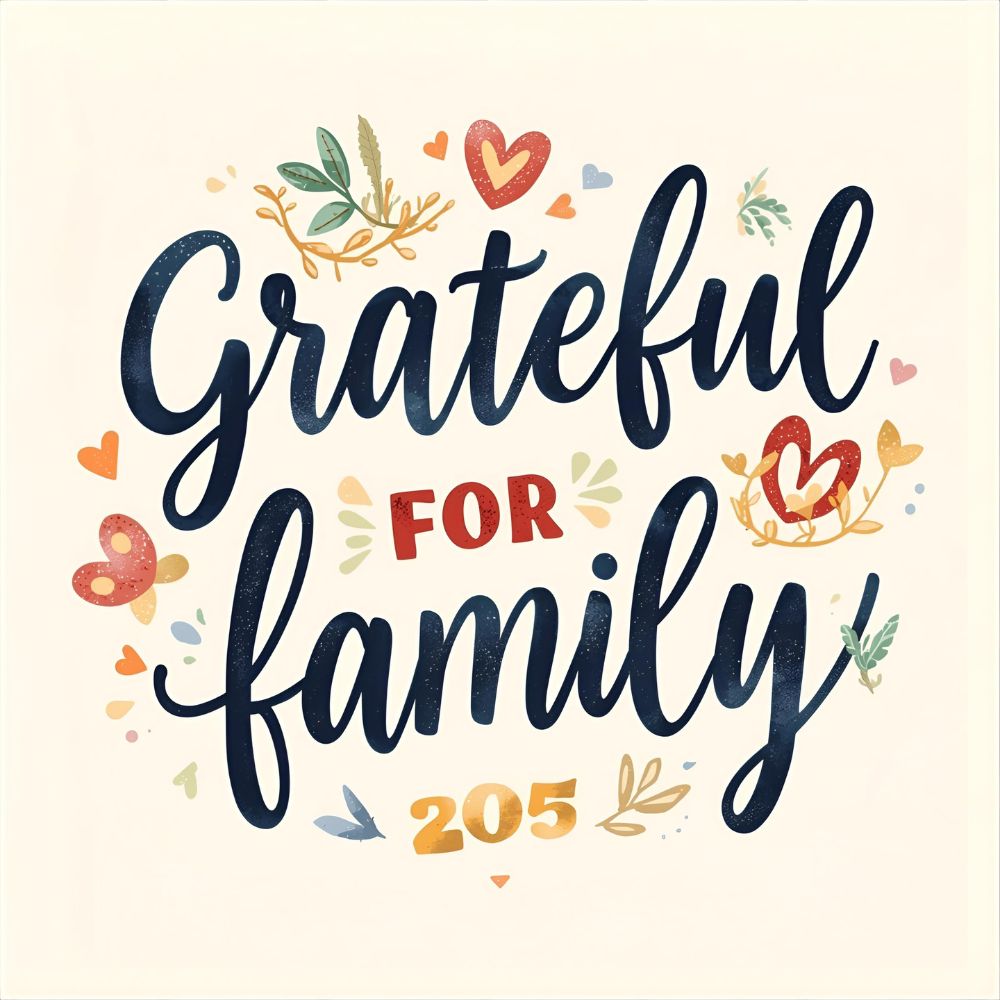 Trending Grateful for Family Captions 2025