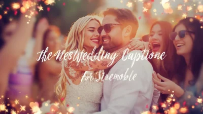 Wedding Captions for Instagram for Friends