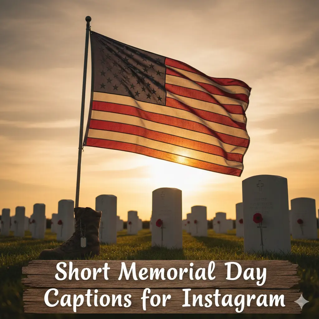 Short Memorial Day Captions for Instagram