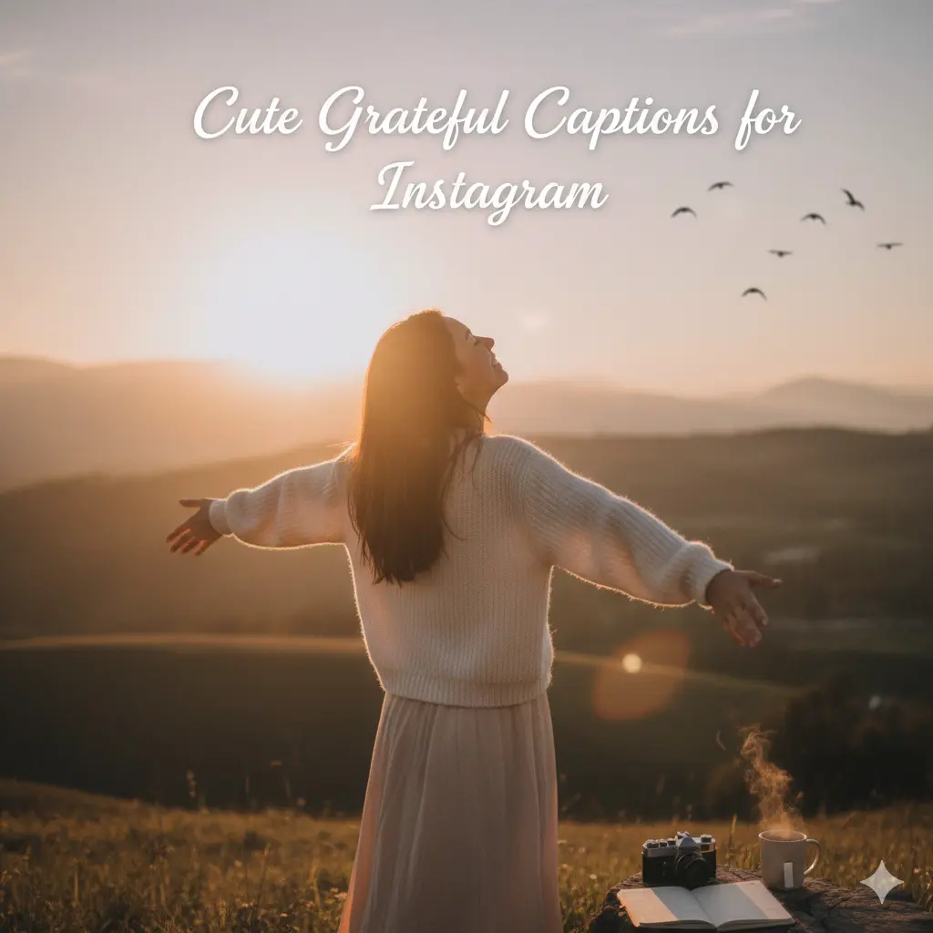 Cute Grateful Captions for Instagram