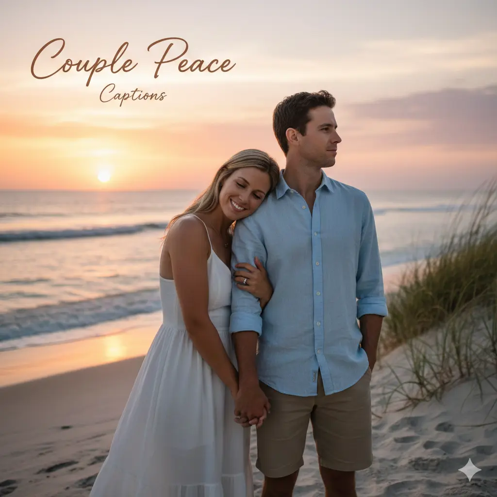 Couple Peace Captions