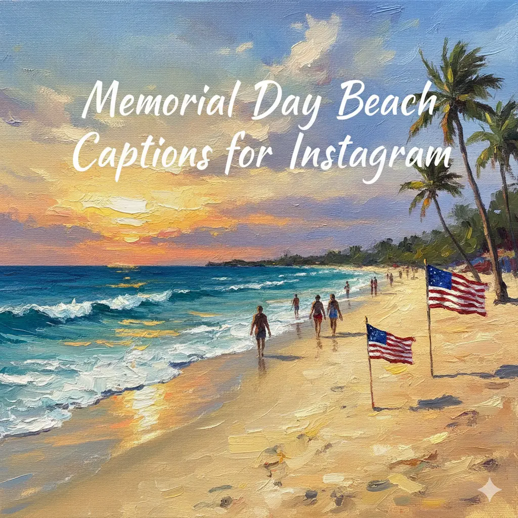 Memorial Day Beach Captions for Instagram 