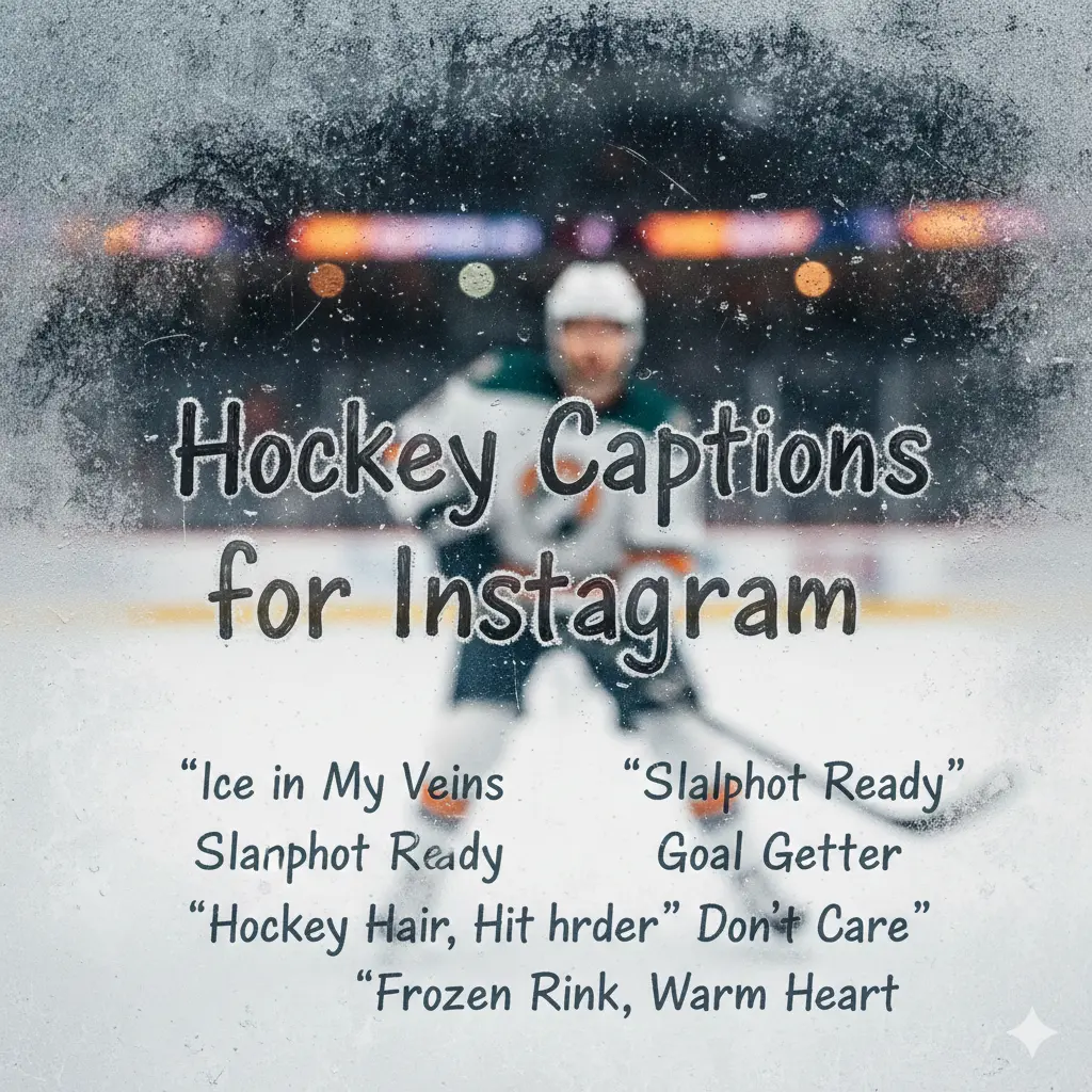 Hockey Captions for Instagram