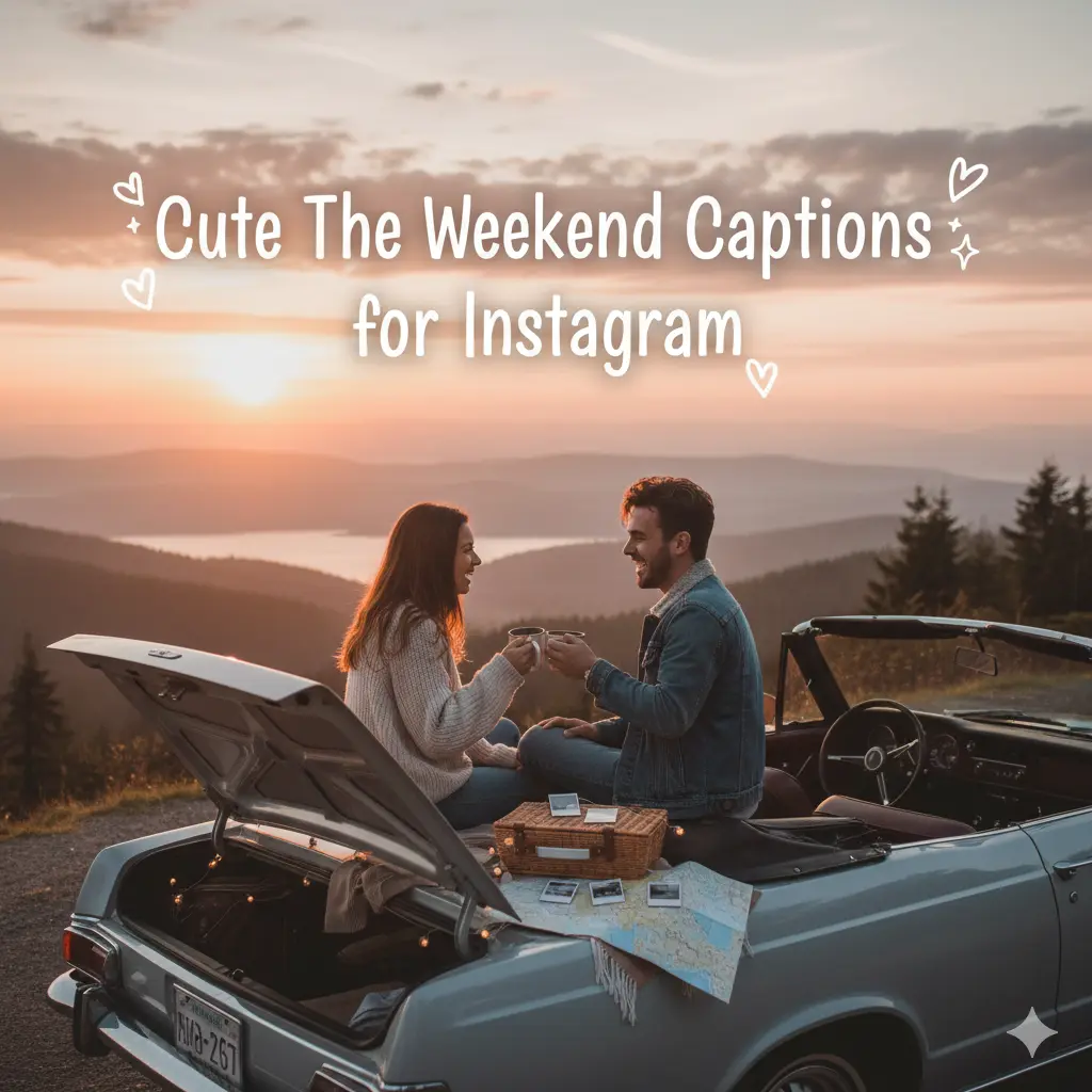 Cute The Weekend Captions for Instagram
