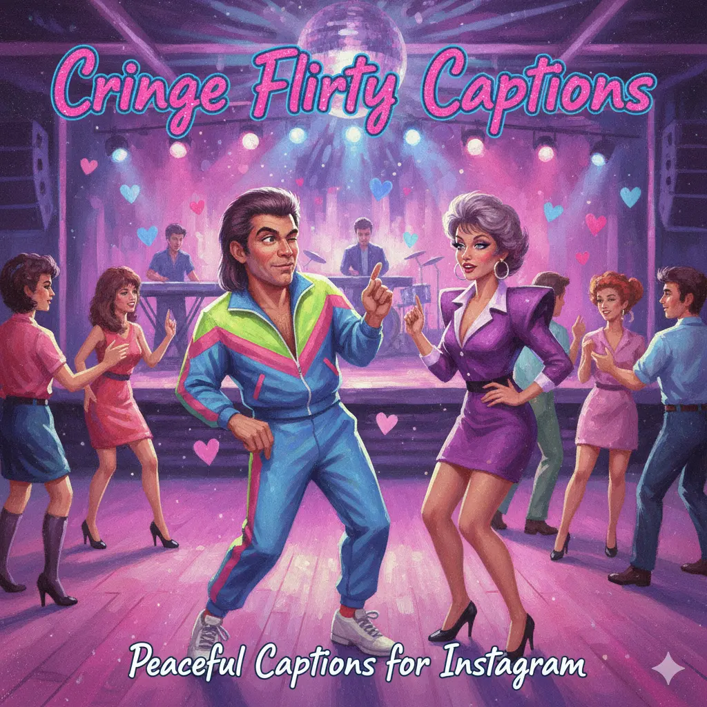 Cringe Flirty Captions for Instagram