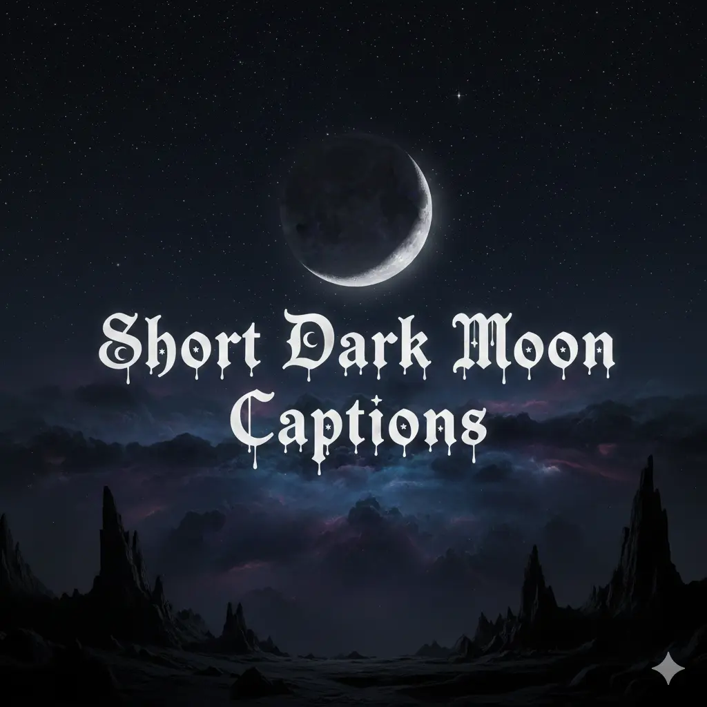 Short Moon Captions for Night Photography