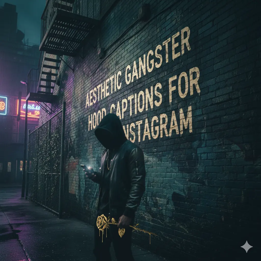 Aesthetic Gangster Hood Captions for Instagram