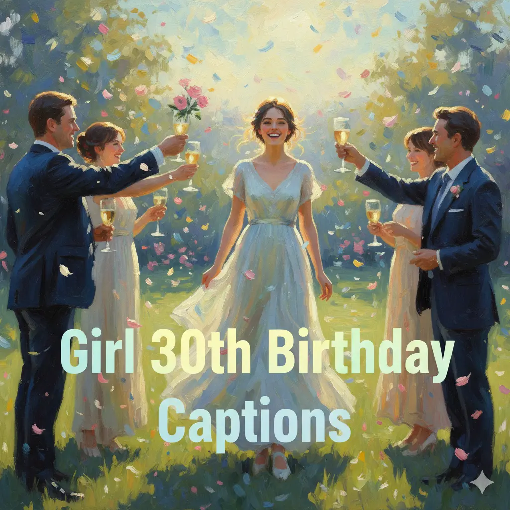 Girl 30th Birthday Captions