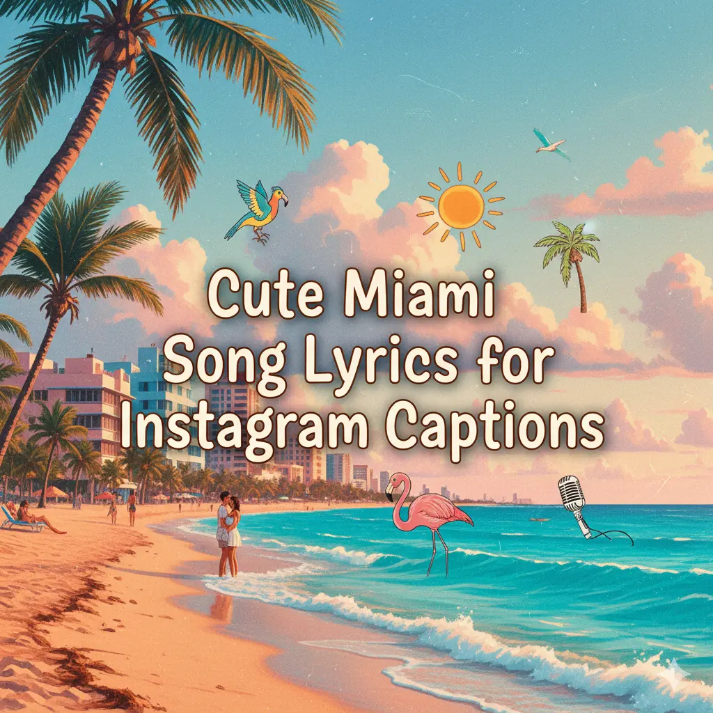 Cute Miami Song Lyrics for Instagram Captions 