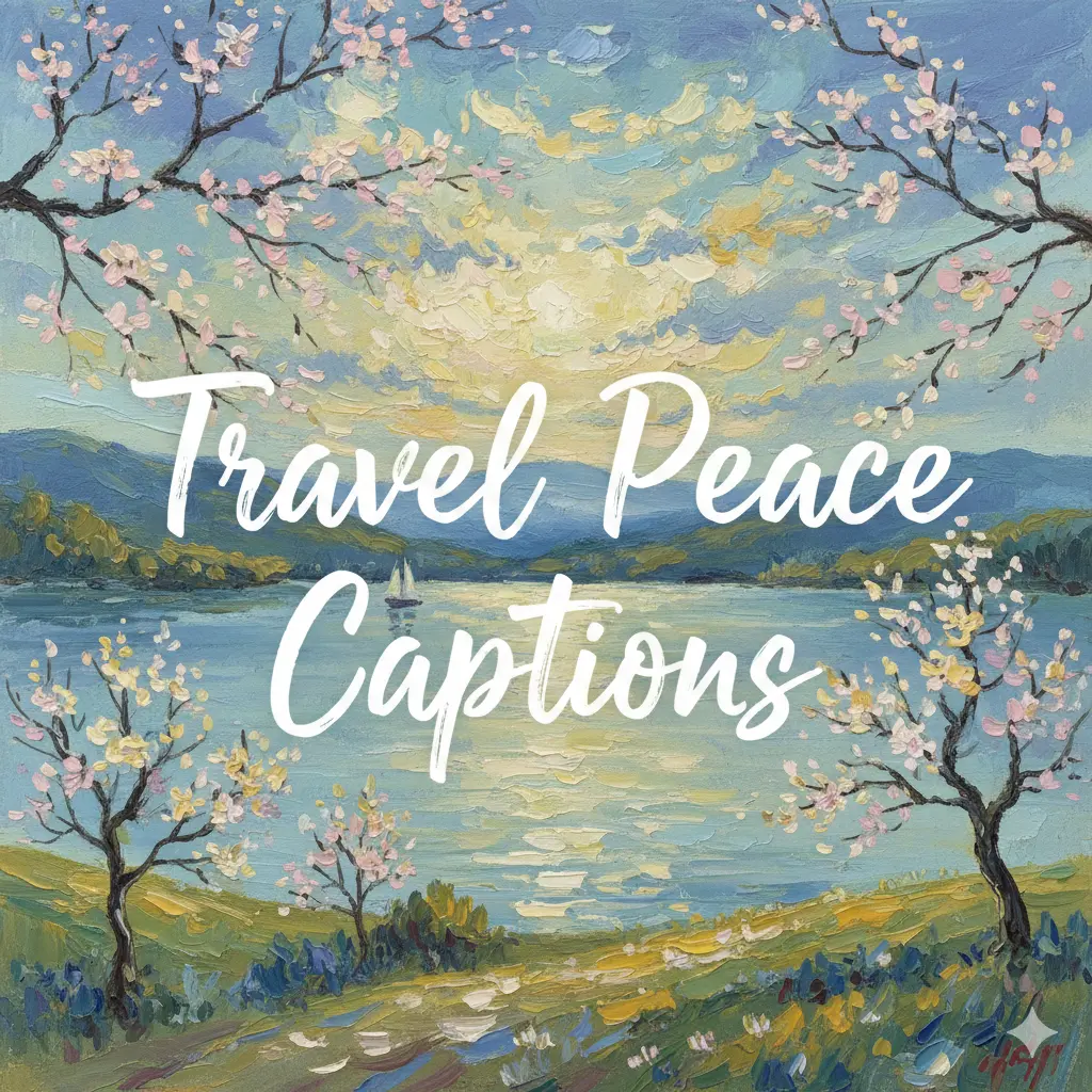 Travel Peace Captions 