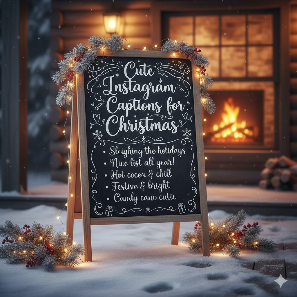 Cute Instagram Captions for Christmas 