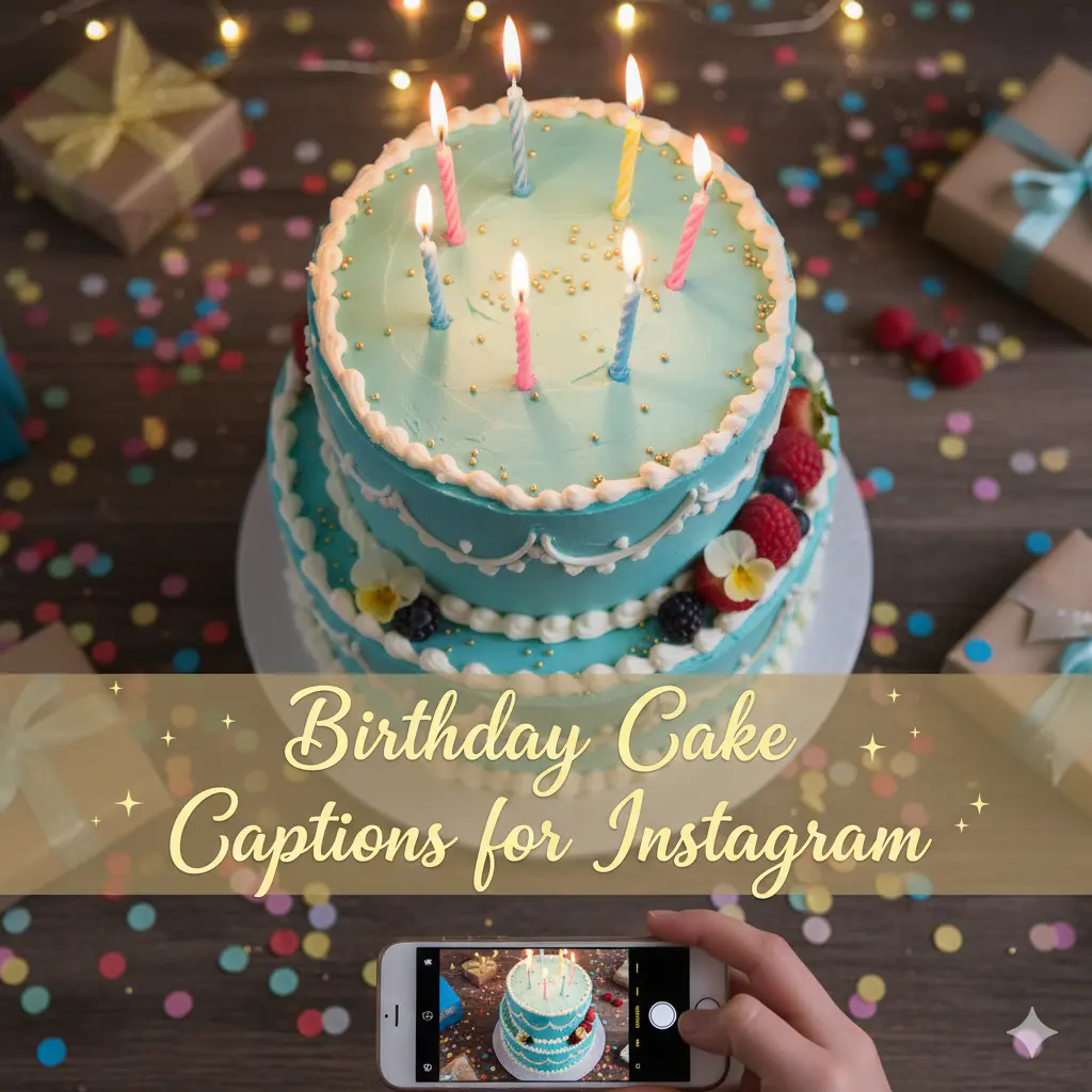 Birthday Cake Captions for Instagram 