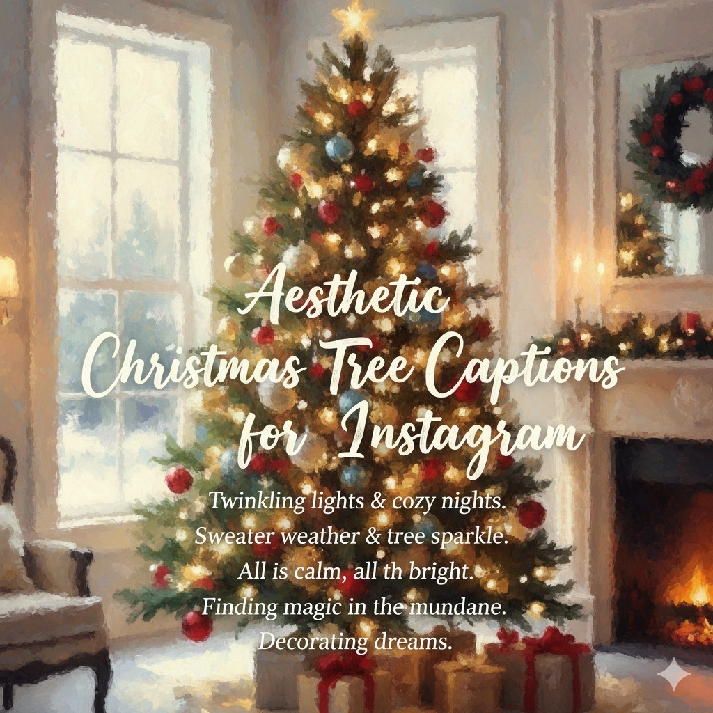 Aesthetic Christmas Tree Captions for Instagram