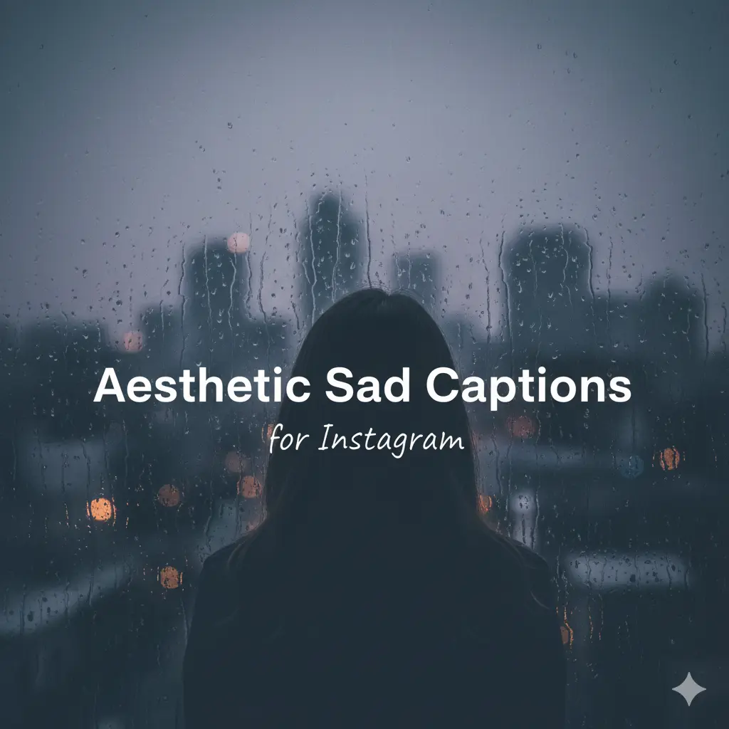 Aesthetic Sad Captions for Instagram