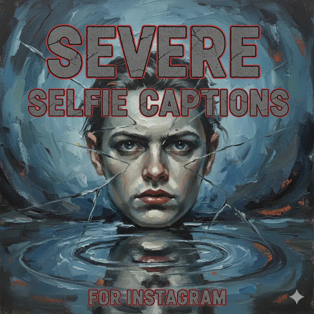 Severe Selfie Captions for Instagram