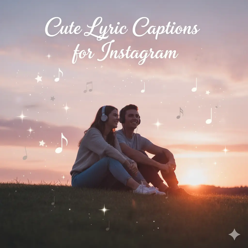 Cute Lyric Captions for Instagram