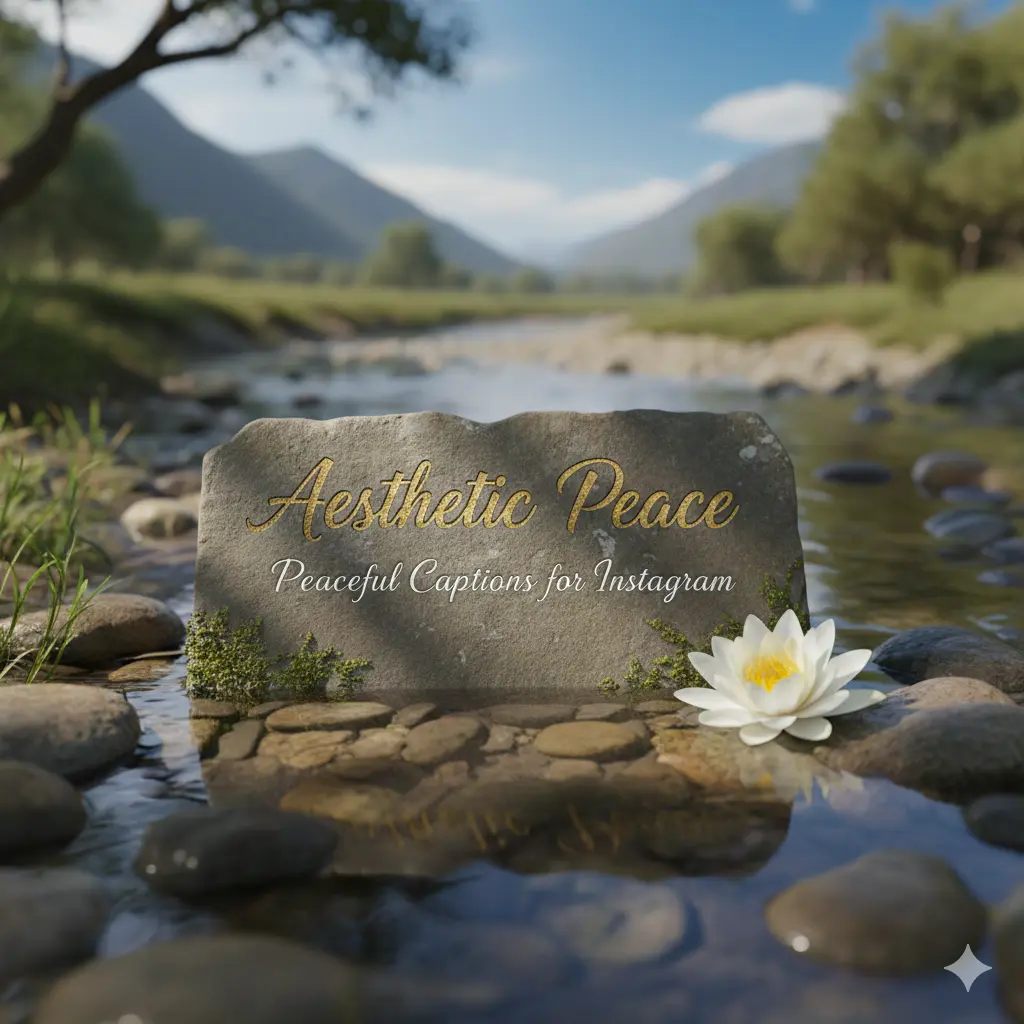 Aesthetic Peace / Peaceful Captions for Instagram