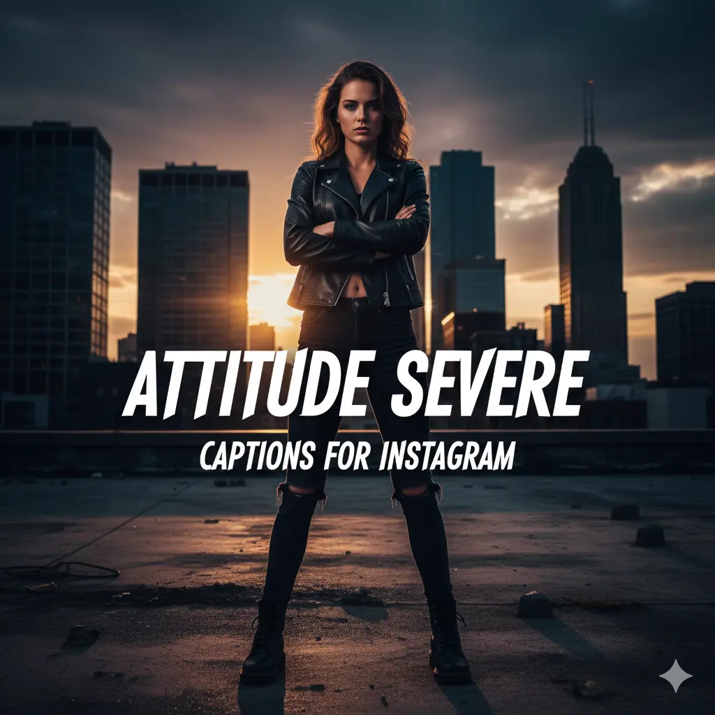 Attitude Severe Captions for Instagram